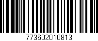 Código de barras (EAN, GTIN, SKU, ISBN): '773602010813'