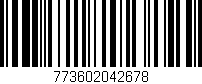 Código de barras (EAN, GTIN, SKU, ISBN): '773602042678'