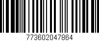 Código de barras (EAN, GTIN, SKU, ISBN): '773602047864'