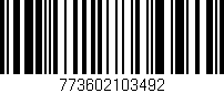 Código de barras (EAN, GTIN, SKU, ISBN): '773602103492'