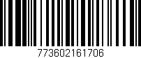 Código de barras (EAN, GTIN, SKU, ISBN): '773602161706'