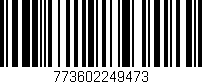 Código de barras (EAN, GTIN, SKU, ISBN): '773602249473'