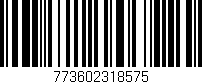 Código de barras (EAN, GTIN, SKU, ISBN): '773602318575'
