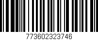 Código de barras (EAN, GTIN, SKU, ISBN): '773602323746'