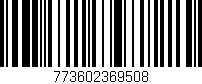 Código de barras (EAN, GTIN, SKU, ISBN): '773602369508'