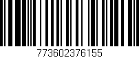 Código de barras (EAN, GTIN, SKU, ISBN): '773602376155'