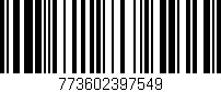Código de barras (EAN, GTIN, SKU, ISBN): '773602397549'
