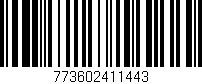 Código de barras (EAN, GTIN, SKU, ISBN): '773602411443'