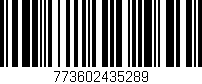 Código de barras (EAN, GTIN, SKU, ISBN): '773602435289'