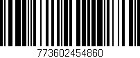 Código de barras (EAN, GTIN, SKU, ISBN): '773602454860'