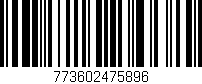 Código de barras (EAN, GTIN, SKU, ISBN): '773602475896'