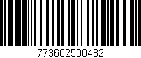 Código de barras (EAN, GTIN, SKU, ISBN): '773602500482'