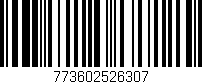Código de barras (EAN, GTIN, SKU, ISBN): '773602526307'