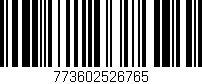Código de barras (EAN, GTIN, SKU, ISBN): '773602526765'