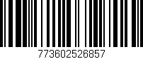 Código de barras (EAN, GTIN, SKU, ISBN): '773602526857'