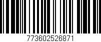 Código de barras (EAN, GTIN, SKU, ISBN): '773602526871'