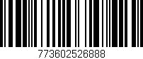 Código de barras (EAN, GTIN, SKU, ISBN): '773602526888'