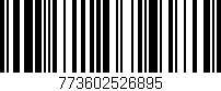 Código de barras (EAN, GTIN, SKU, ISBN): '773602526895'