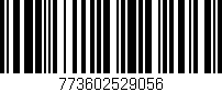 Código de barras (EAN, GTIN, SKU, ISBN): '773602529056'