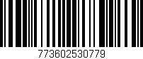 Código de barras (EAN, GTIN, SKU, ISBN): '773602530779'