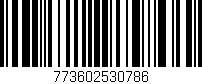 Código de barras (EAN, GTIN, SKU, ISBN): '773602530786'