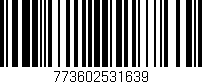 Código de barras (EAN, GTIN, SKU, ISBN): '773602531639'
