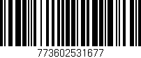 Código de barras (EAN, GTIN, SKU, ISBN): '773602531677'