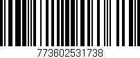 Código de barras (EAN, GTIN, SKU, ISBN): '773602531738'