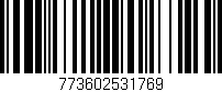 Código de barras (EAN, GTIN, SKU, ISBN): '773602531769'