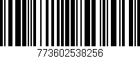 Código de barras (EAN, GTIN, SKU, ISBN): '773602538256'