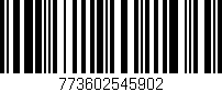 Código de barras (EAN, GTIN, SKU, ISBN): '773602545902'