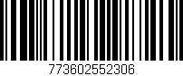 Código de barras (EAN, GTIN, SKU, ISBN): '773602552306'