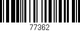 Código de barras (EAN, GTIN, SKU, ISBN): '77362'