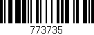 Código de barras (EAN, GTIN, SKU, ISBN): '773735'