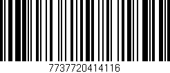 Código de barras (EAN, GTIN, SKU, ISBN): '7737720414116'