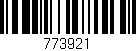 Código de barras (EAN, GTIN, SKU, ISBN): '773921'