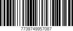 Código de barras (EAN, GTIN, SKU, ISBN): '7739749957087'