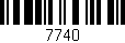 Código de barras (EAN, GTIN, SKU, ISBN): '7740'