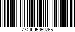 Código de barras (EAN, GTIN, SKU, ISBN): '7740095359265'