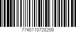 Código de barras (EAN, GTIN, SKU, ISBN): '7740110720209'