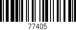 Código de barras (EAN, GTIN, SKU, ISBN): '77405'