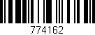Código de barras (EAN, GTIN, SKU, ISBN): '774162'