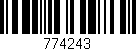 Código de barras (EAN, GTIN, SKU, ISBN): '774243'