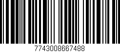 Código de barras (EAN, GTIN, SKU, ISBN): '7743008667488'