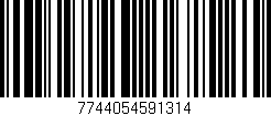 Código de barras (EAN, GTIN, SKU, ISBN): '7744054591314'