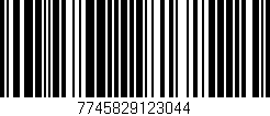 Código de barras (EAN, GTIN, SKU, ISBN): '7745829123044'