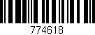Código de barras (EAN, GTIN, SKU, ISBN): '774618'