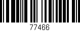 Código de barras (EAN, GTIN, SKU, ISBN): '77466'