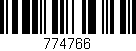 Código de barras (EAN, GTIN, SKU, ISBN): '774766'