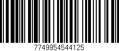 Código de barras (EAN, GTIN, SKU, ISBN): '7749954544125'